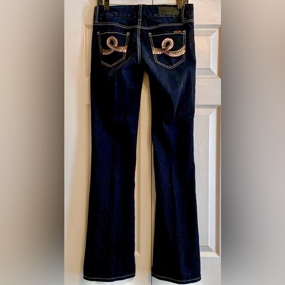 7 Seven, bootcut Jeans with Back Bling Pockets, size, 27, NWOT